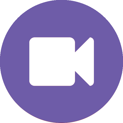 video camera icon violet